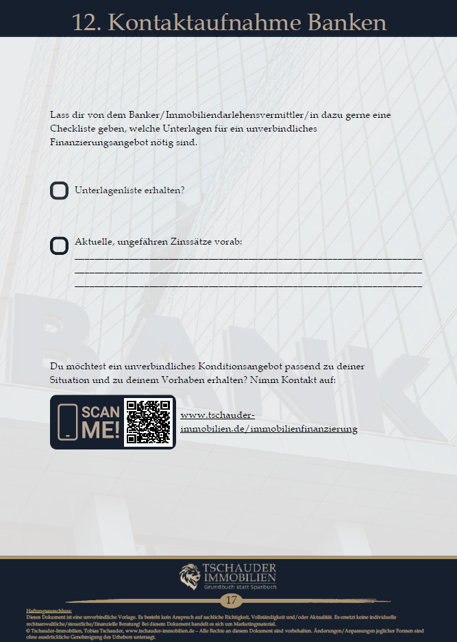 Checkliste Wohnungskauf Finanzierung_00